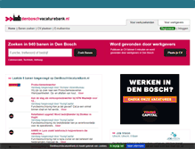 Tablet Screenshot of denboschvacaturebank.nl